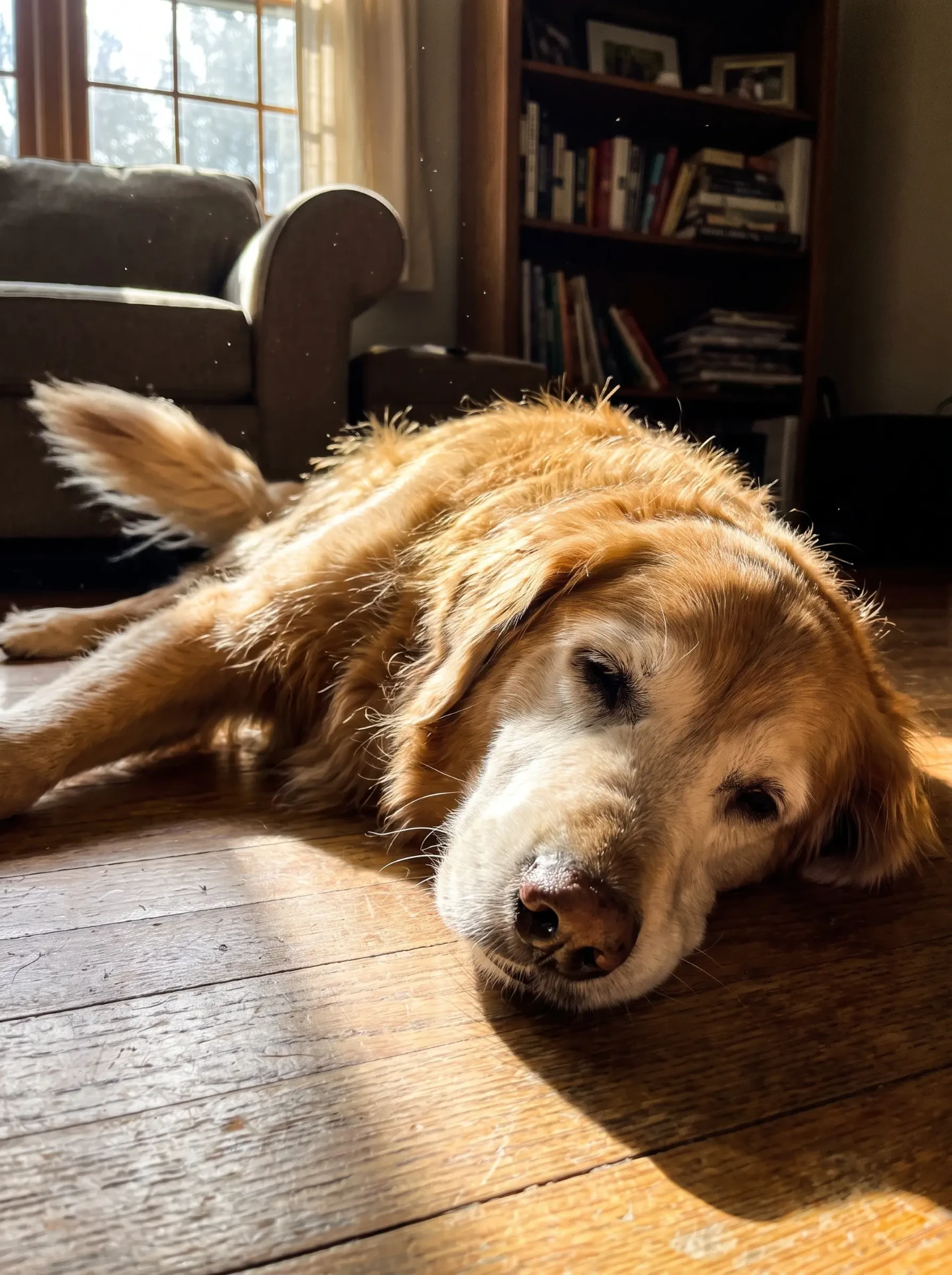 Gus, Golden Retriever, 12 years old