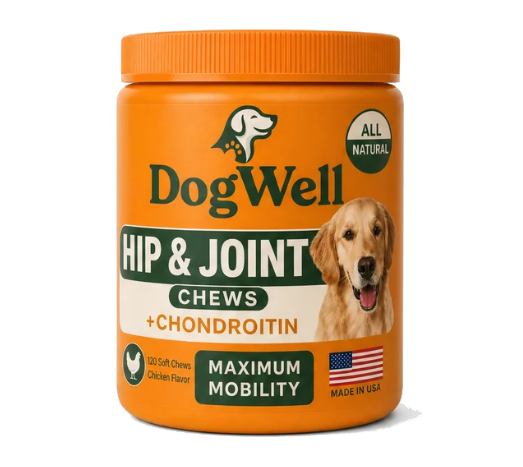 1 jar bundle of DogWell Hip & Joint Chews