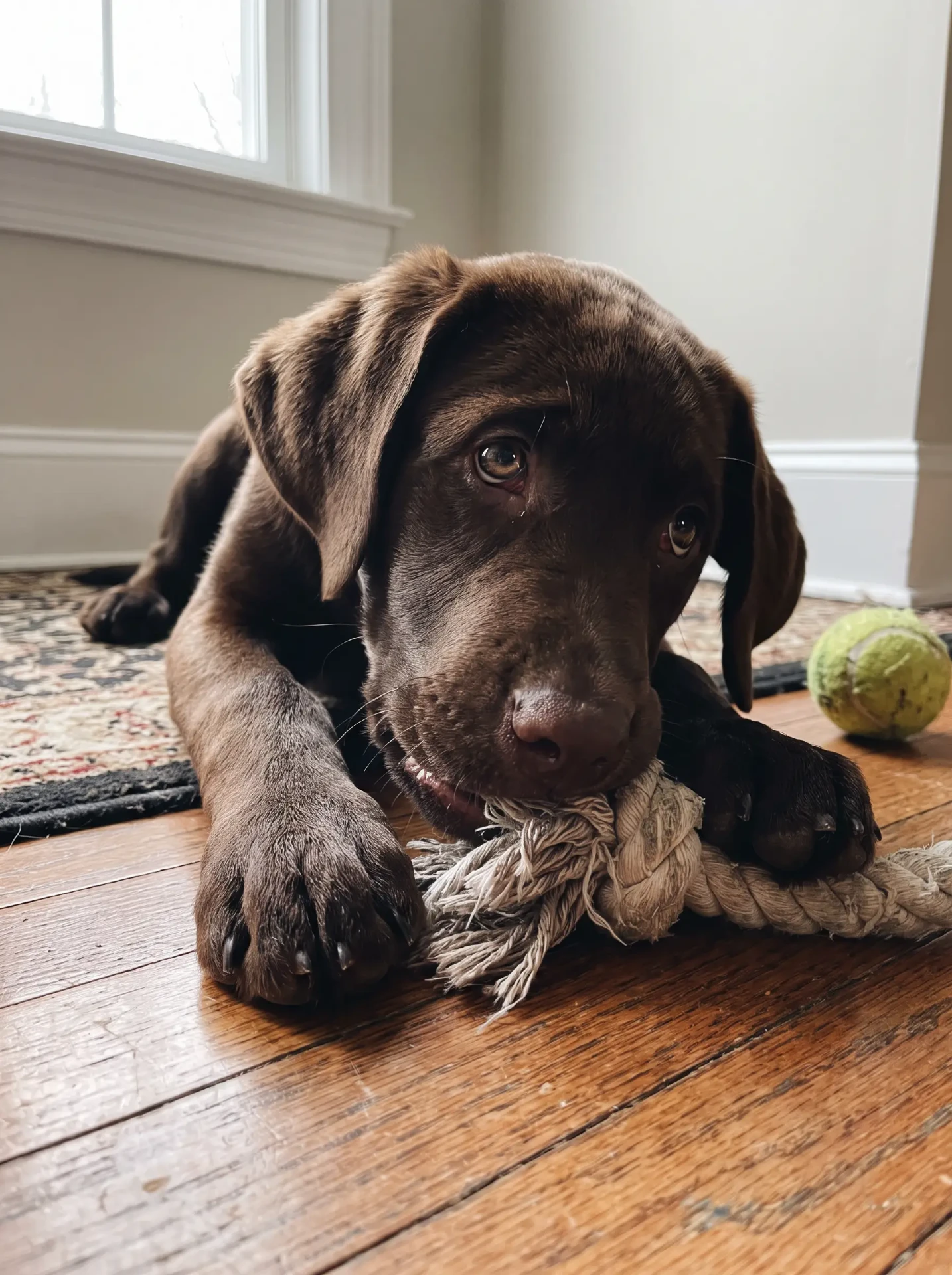 Bruno, Chocolate Lab, 11 years old
